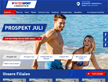 Tablet Screenshot of intersport-lobenstein.de